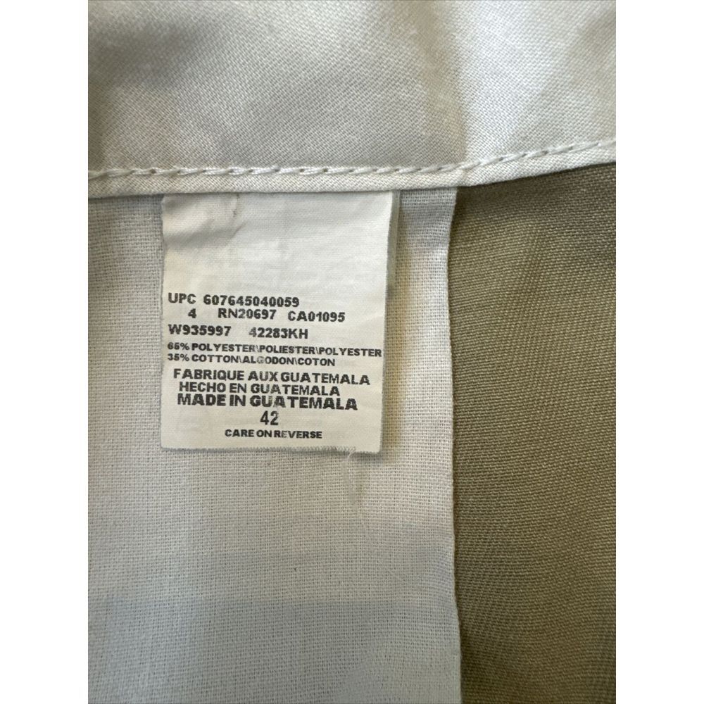 Dickies 42" TAN Men's Loose Fit Flat Front Work Shorts 13" 42283 ~ EXCELLENT - Picture 8 of 10